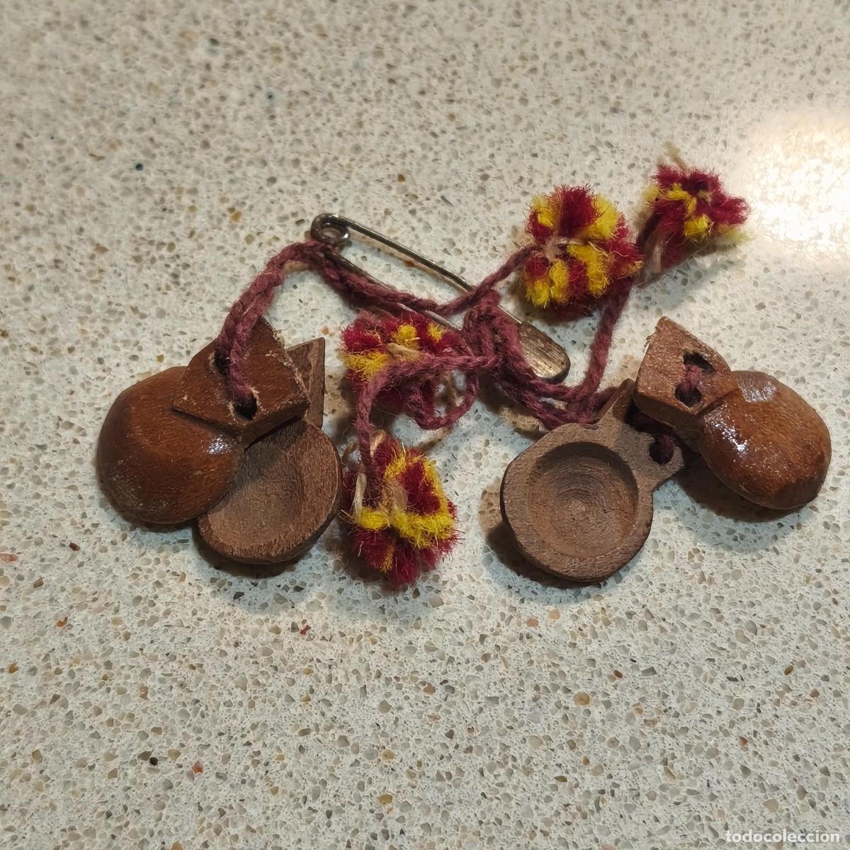 Antig&uuml;edades: Par de Mini casta&ntilde;uelas antiguas