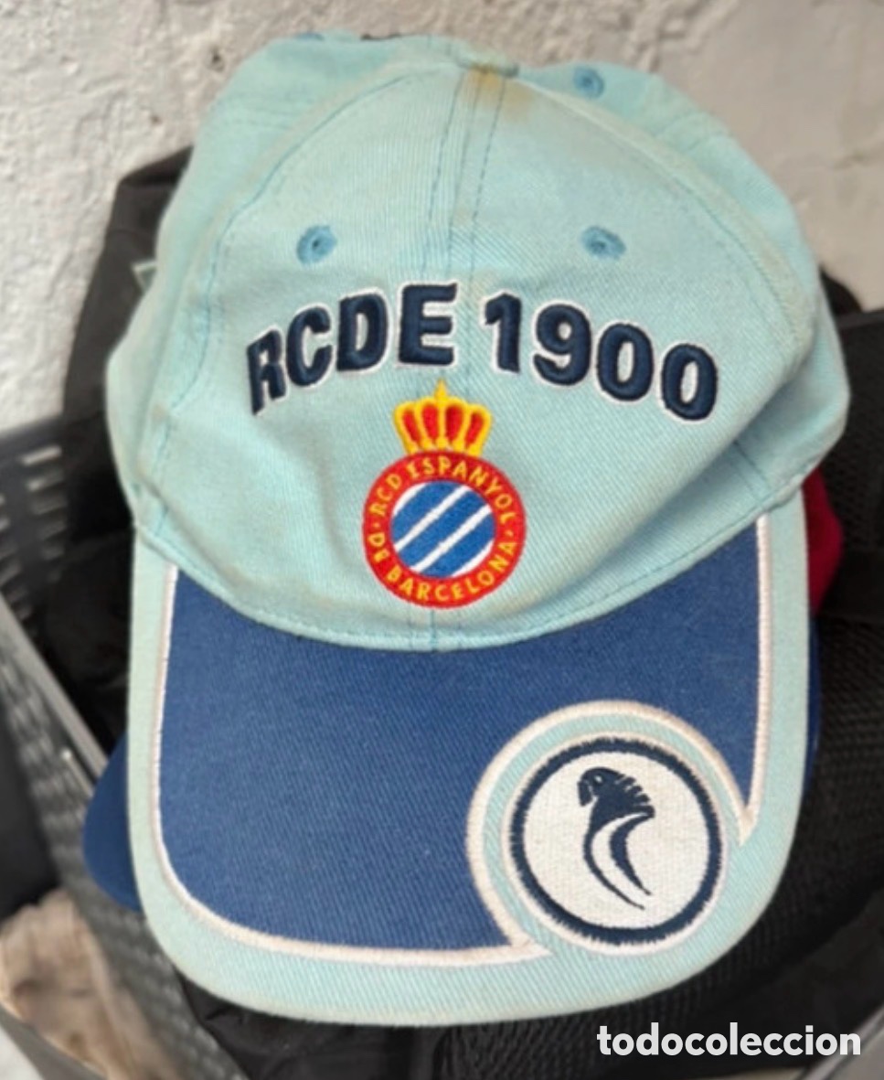 Antig&uuml;edades: Gorra vintage RCDE espa&ntilde;ol OFICIAL - Foto 2