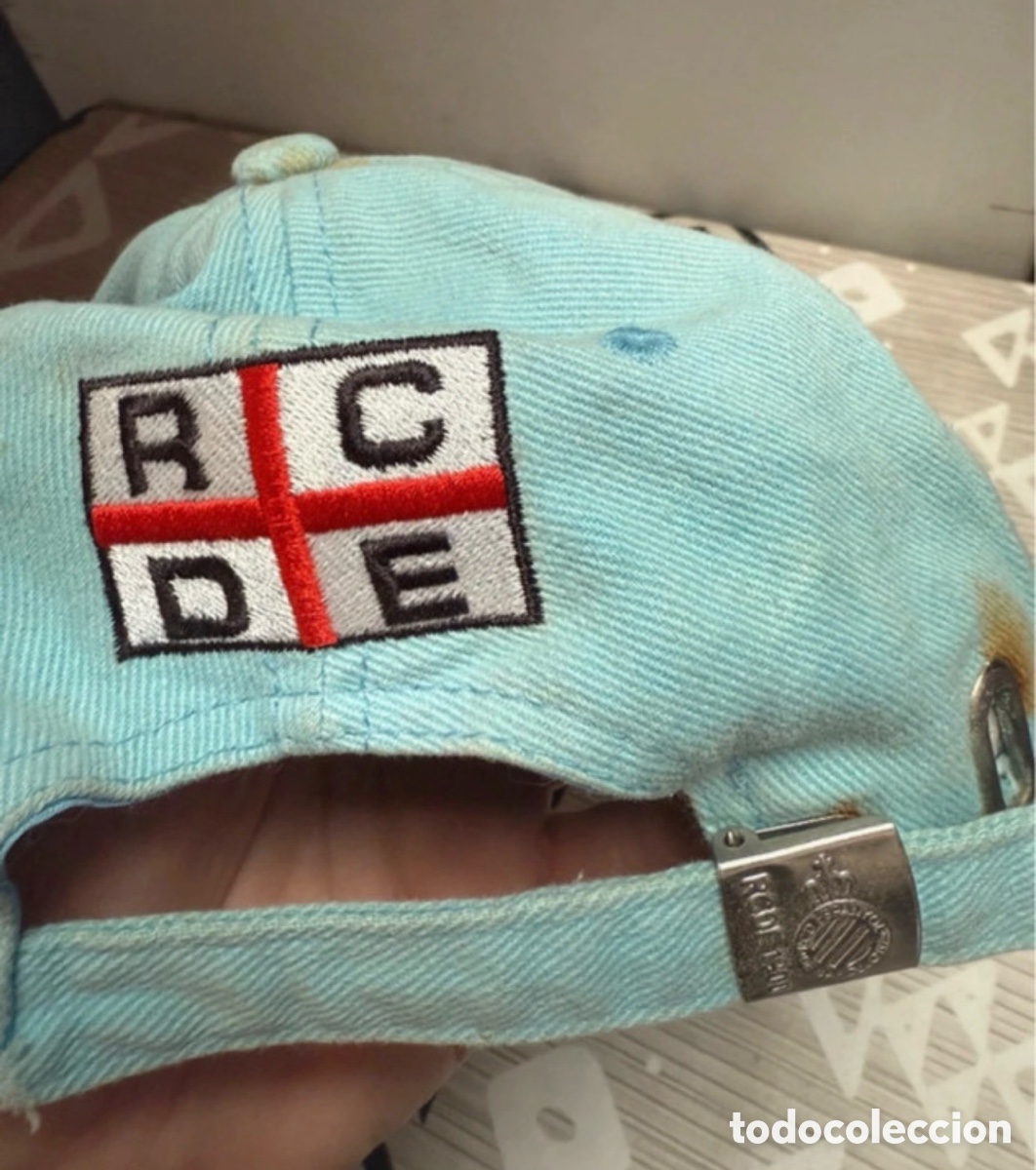 Antig&uuml;edades: Gorra vintage RCDE espa&ntilde;ol OFICIAL - Foto 3