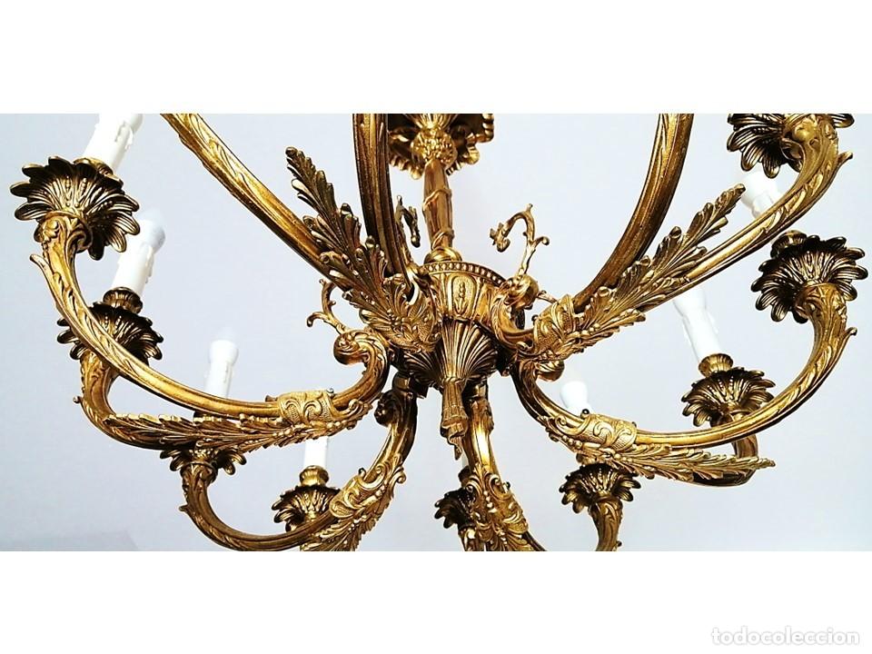 Antig&uuml;edades: GRAN L&Aacute;MPARA ARA&Ntilde;A AL ORMUL&Uacute; - Foto 4