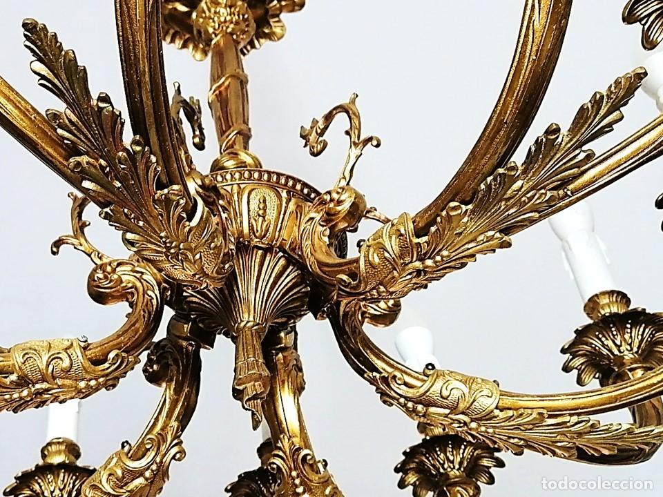 Antig&uuml;edades: GRAN L&Aacute;MPARA ARA&Ntilde;A AL ORMUL&Uacute; - Foto 5