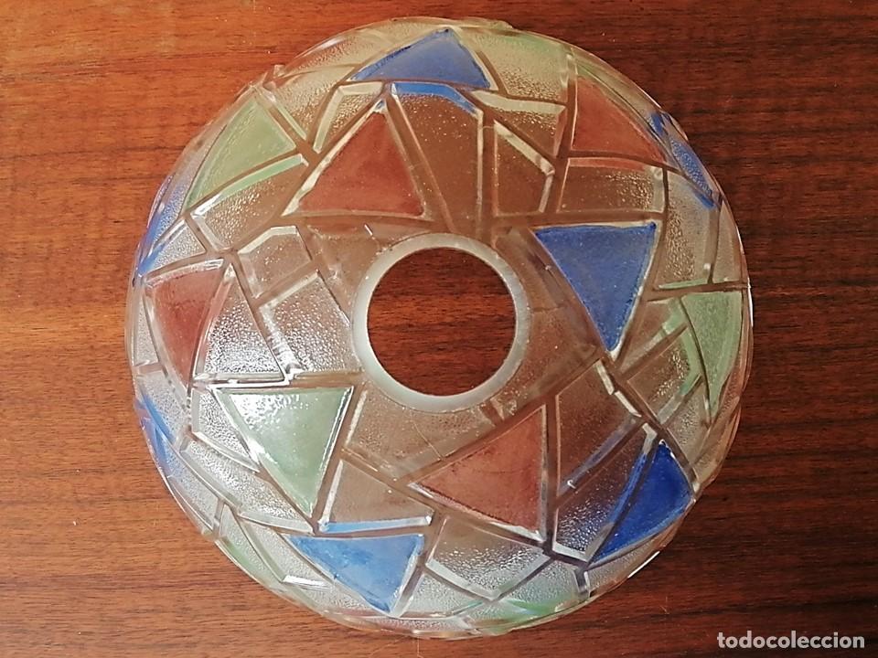Antig&uuml;edades: GRAN PANTALLA VIDRIO FUNDIDO - Foto 3
