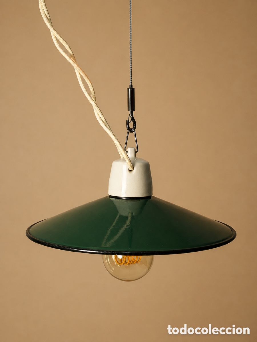 Antig&uuml;edades: 2 L&Aacute;MPARAS MID CENTURY INDUSTRIAL - Foto 8