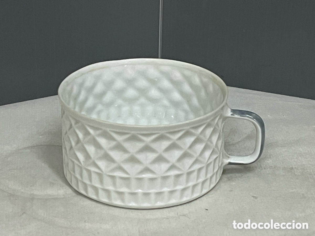 Antig&uuml;edades: TAZA PORTOMARINICO DE PORCELANA BLANCA DE LA NMARCA CASTRO