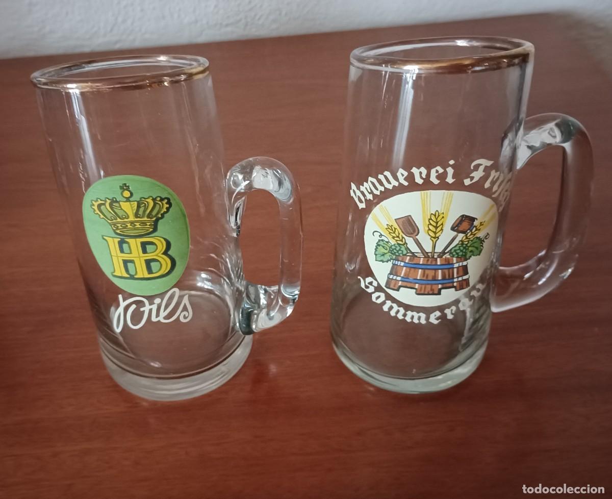 Antig&uuml;edades: JARRAS DE CERVEZA DE CRISTAL - Foto 2