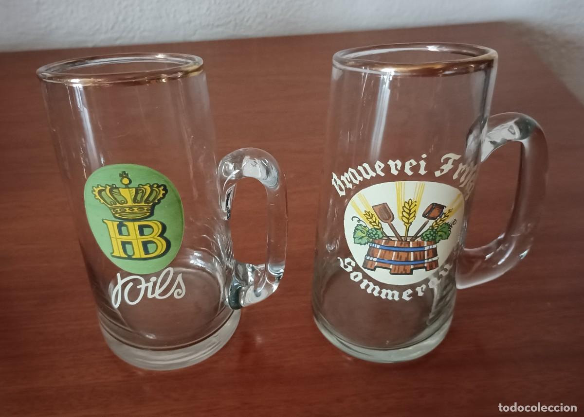 Antig&uuml;edades: JARRAS DE CERVEZA DE CRISTAL - Foto 3