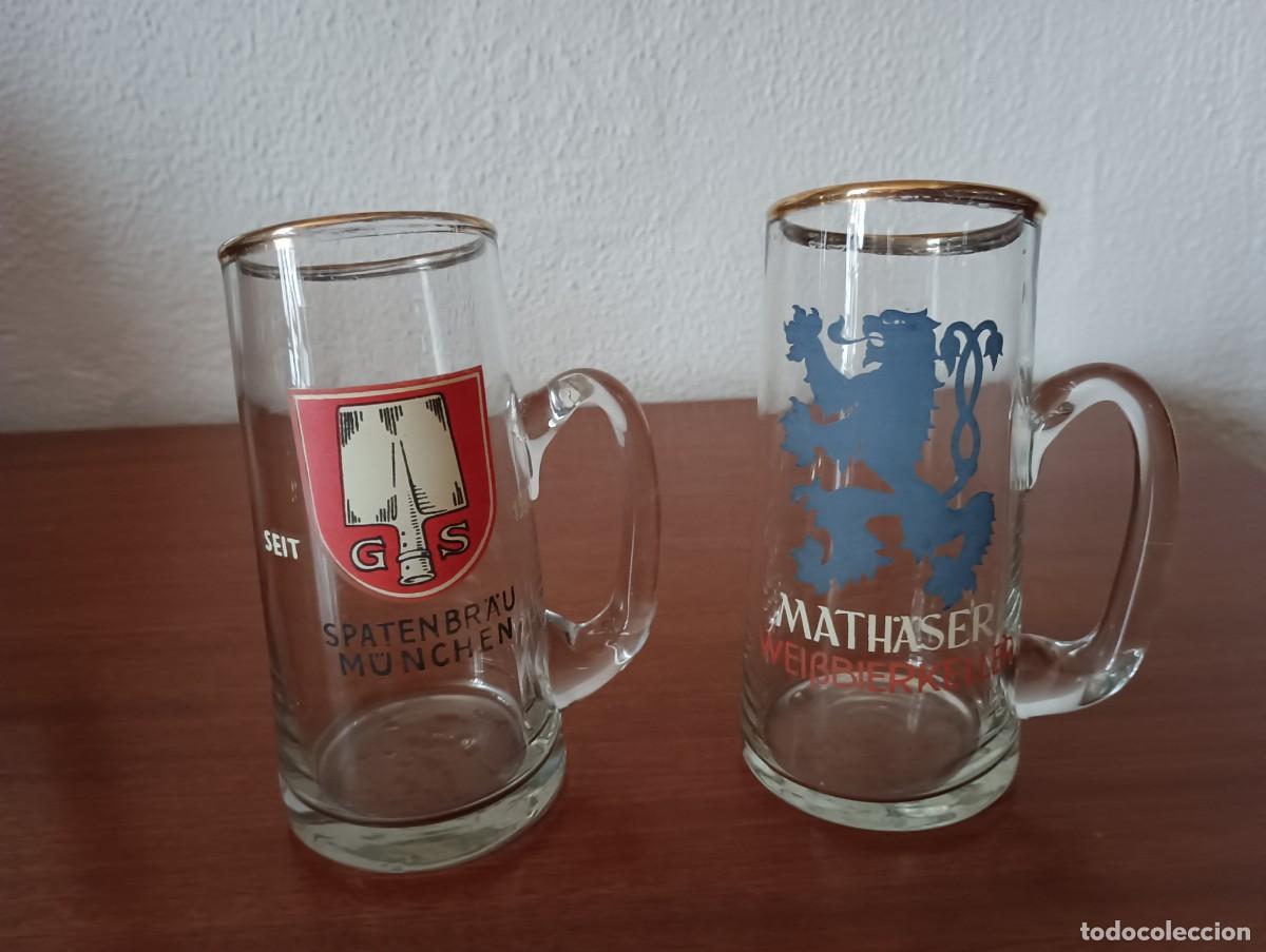 Antig&uuml;edades: JARRAS DE CERVEZA DE CRISTAL - Foto 4