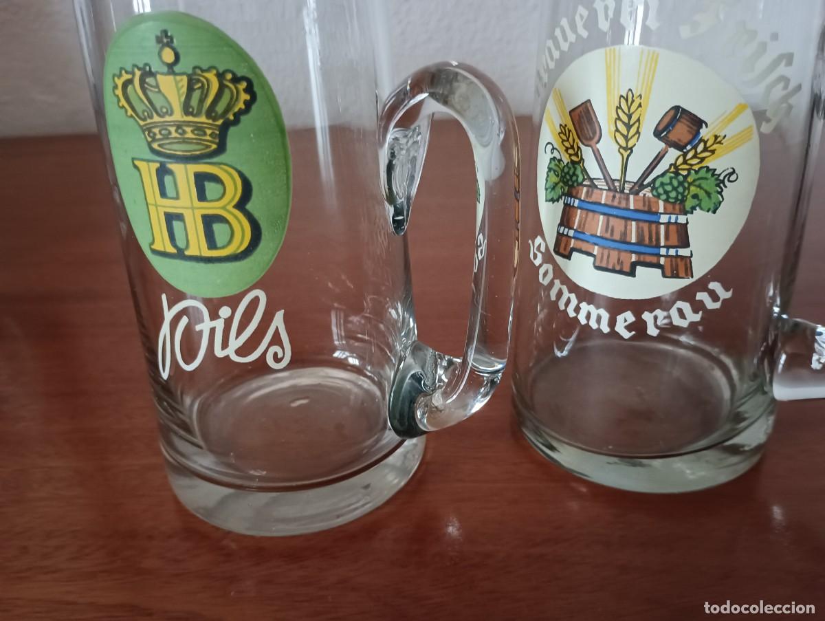 Antig&uuml;edades: JARRAS DE CERVEZA DE CRISTAL - Foto 6