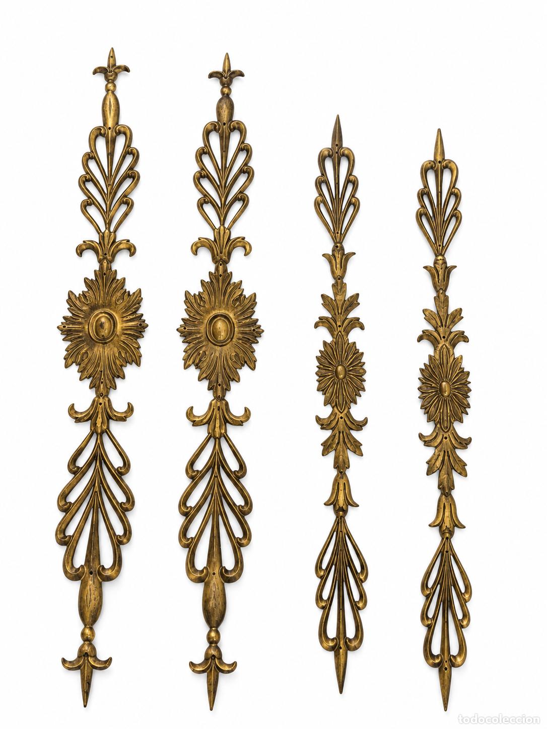 Antig&uuml;edades: Apliques Decorativos Antiguos - Bronce Cincelado - S.XIX