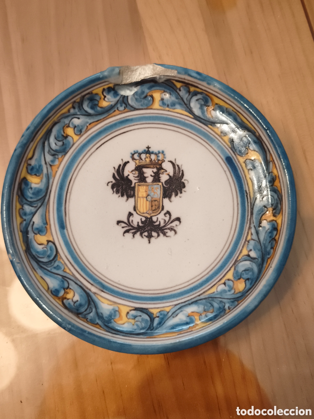 Antig&uuml;edades: Plato alfares tradicionales de Talavera