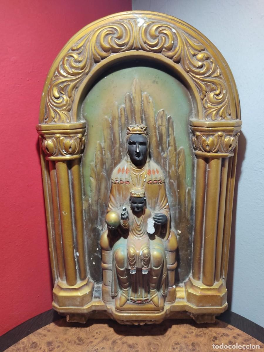 Antig&uuml;edades: ️ Retablo de la Virgen de Montserrat &ndash; Pieza decorativa/colecci&oacute;n