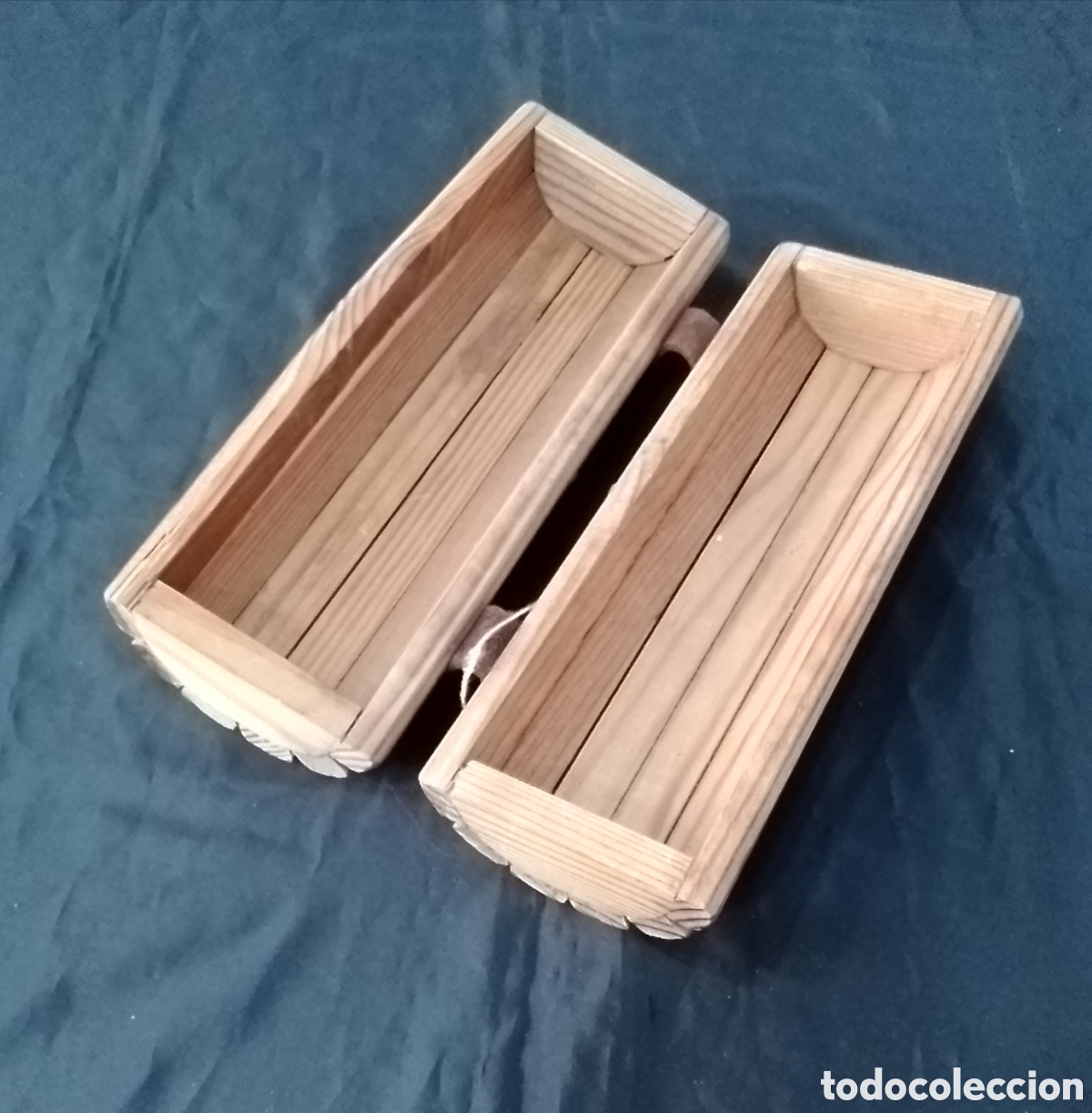 Antig&uuml;edades: Caja joyero de nadera - Foto 4