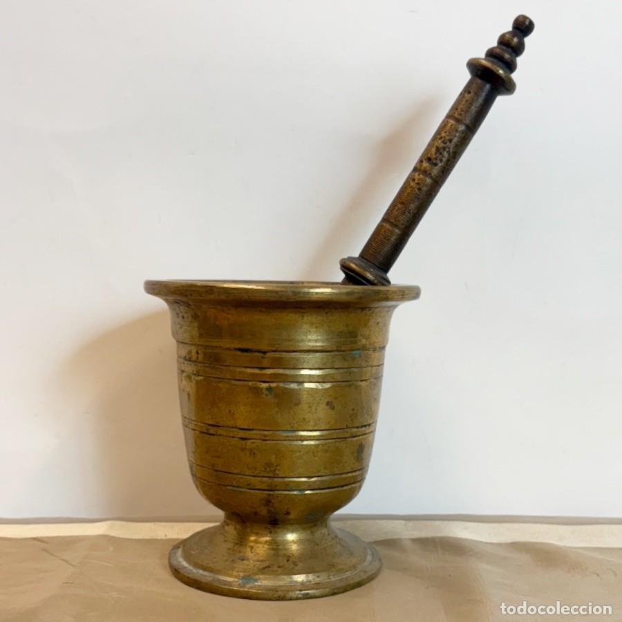 Antig&uuml;edades: Mortero de Bronce con Maza Original