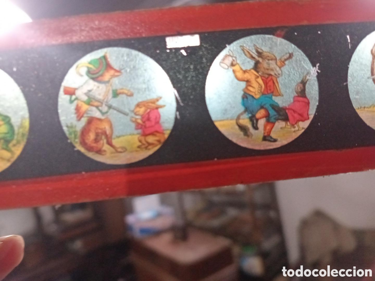 Antig&uuml;edades: 22 PLACAS ANTIGUAS DE CRITAL PARA LINTERNA MAGICA ALEMANAS 1900-1930