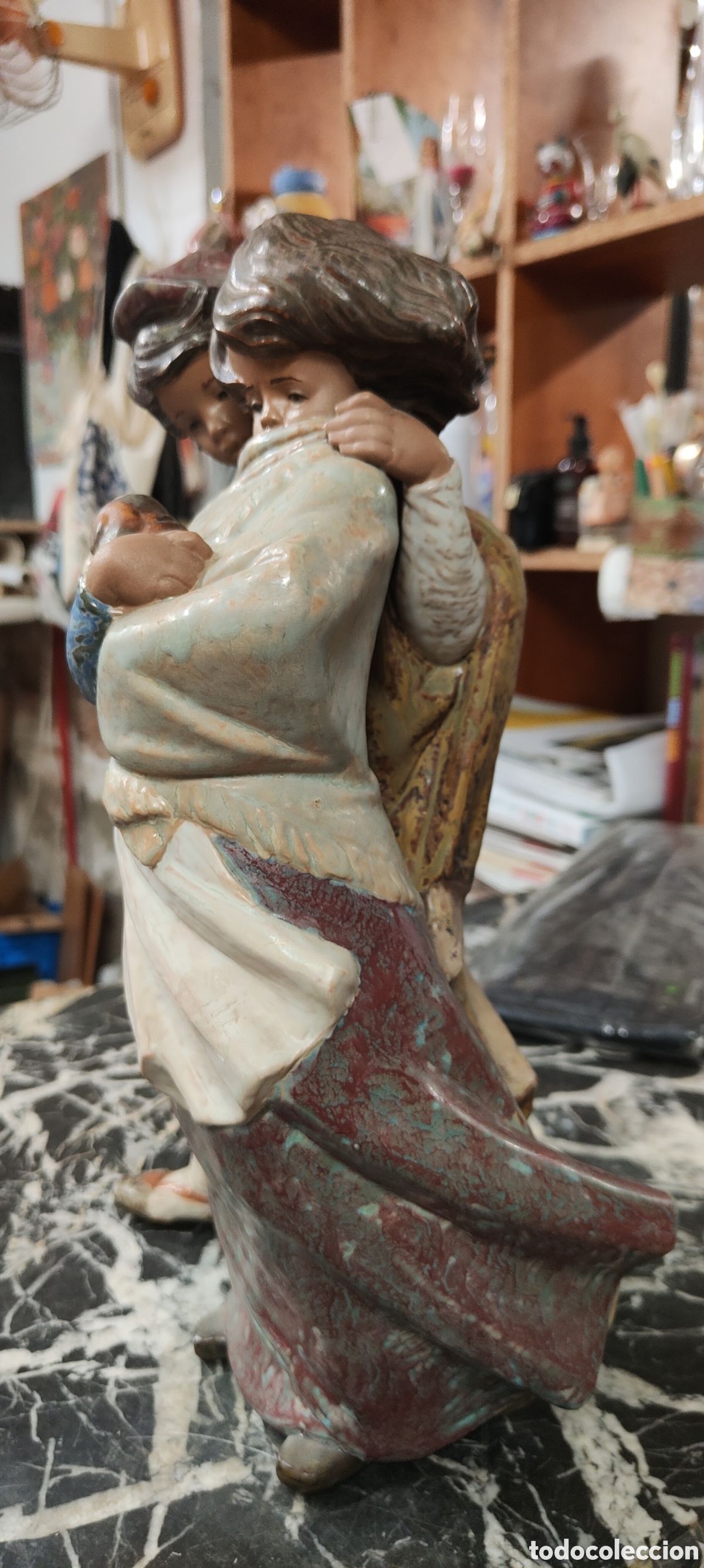 Antig&uuml;edades: Figura de Lladr&oacute;, Cara al viento - Foto 2
