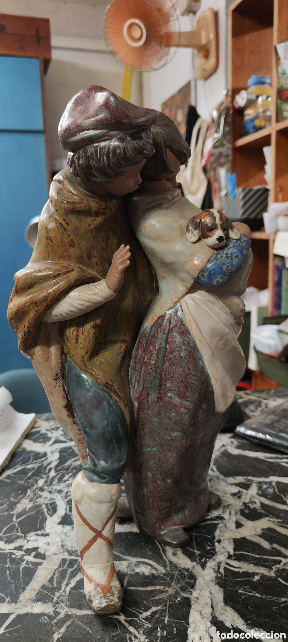 Antig&uuml;edades: Figura de Lladr&oacute;, Cara al viento - Foto 4