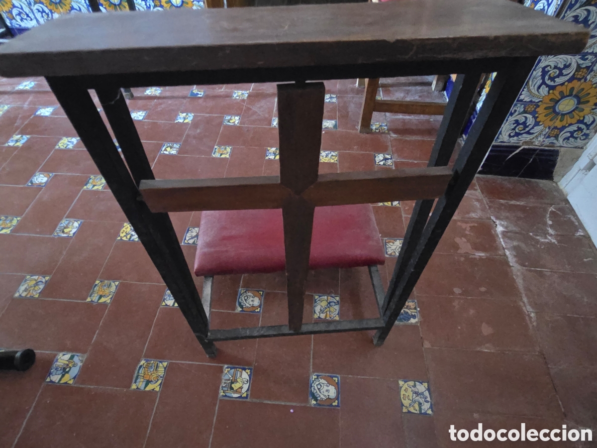 Antig&uuml;edades: Reclinatorio iglesia - Foto 2