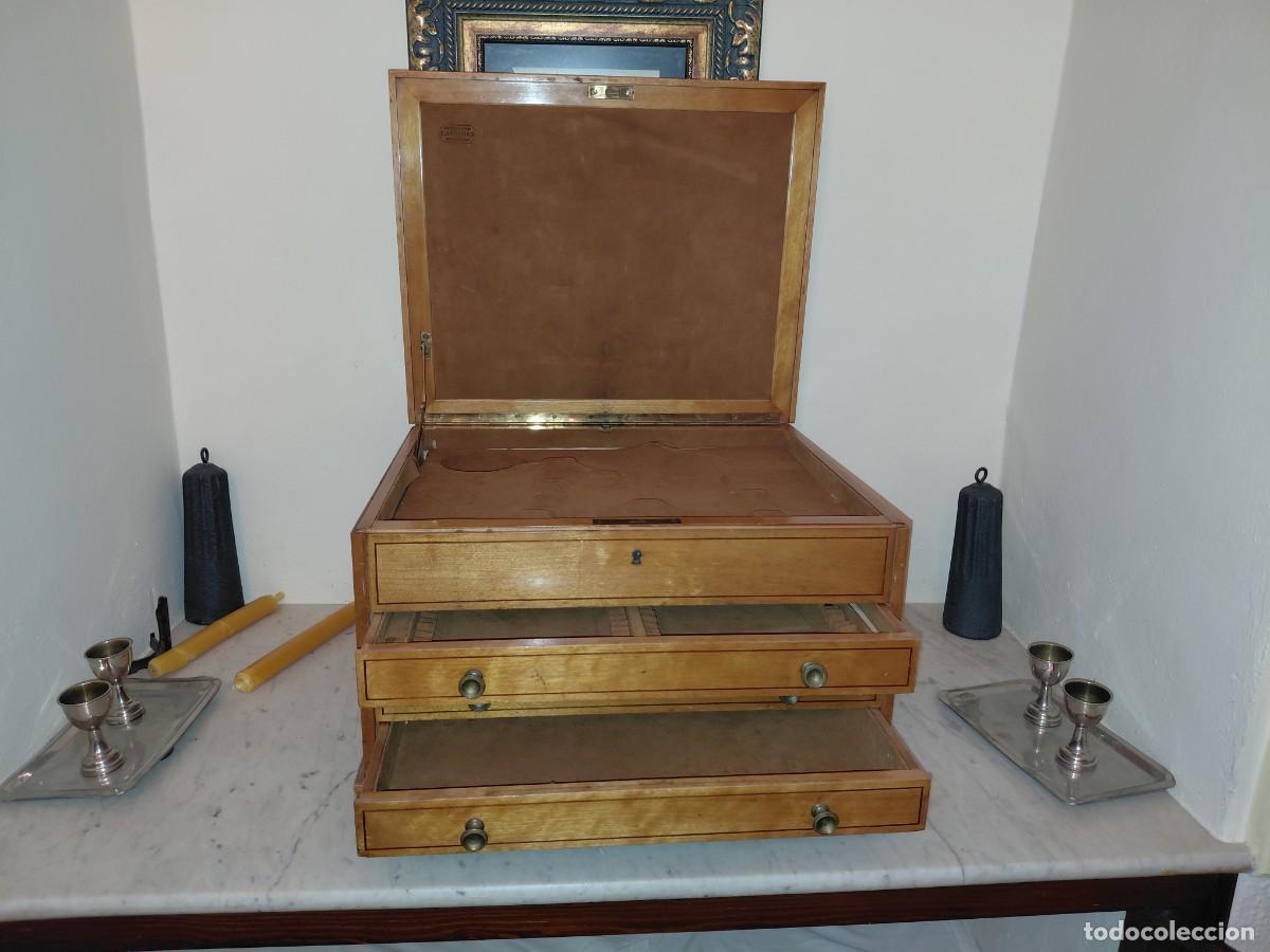 Antig&uuml;edades: Mueble Cuberter&iacute;a en Madera - Foto 4