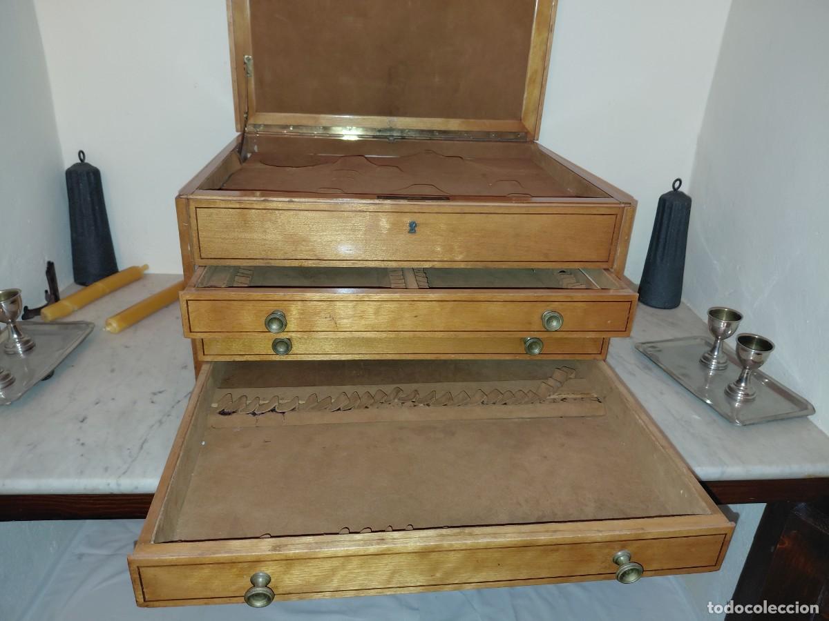 Antig&uuml;edades: Mueble Cuberter&iacute;a en Madera - Foto 5