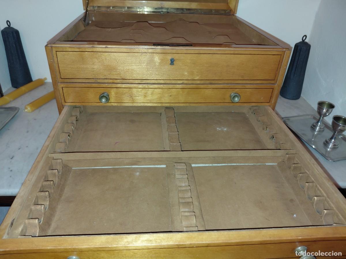 Antig&uuml;edades: Mueble Cuberter&iacute;a en Madera - Foto 7