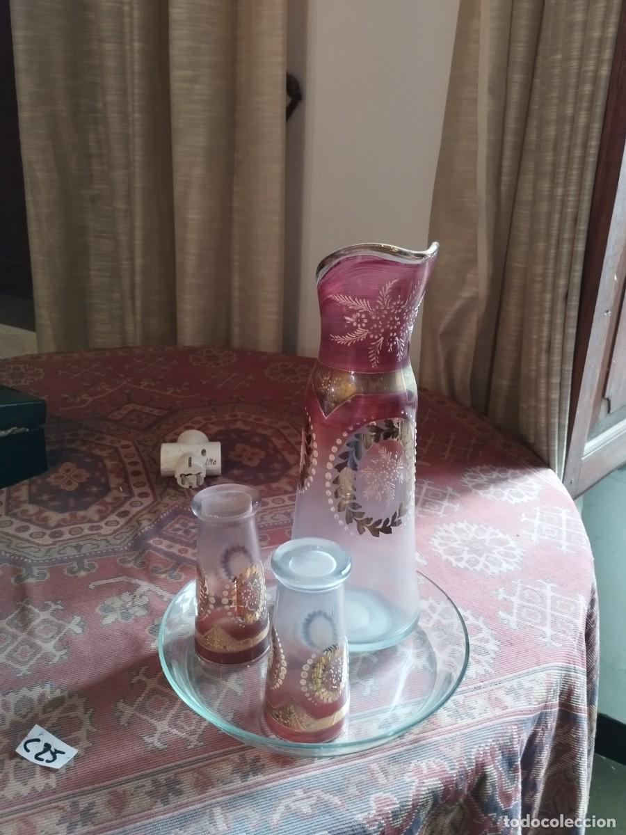 Antig&uuml;edades: Juego de jarra y vasos antiguos - Foto 2