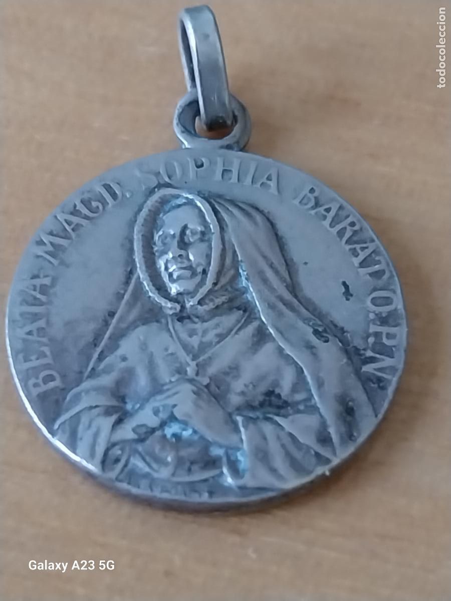 Antig&uuml;edades: MARIA MAGDALENA SOPHIA BARAT MEDALLA PRECIOSA PATINA 1.79CMS PRESIOSAS IM&Aacute;GENES ANTIGUA