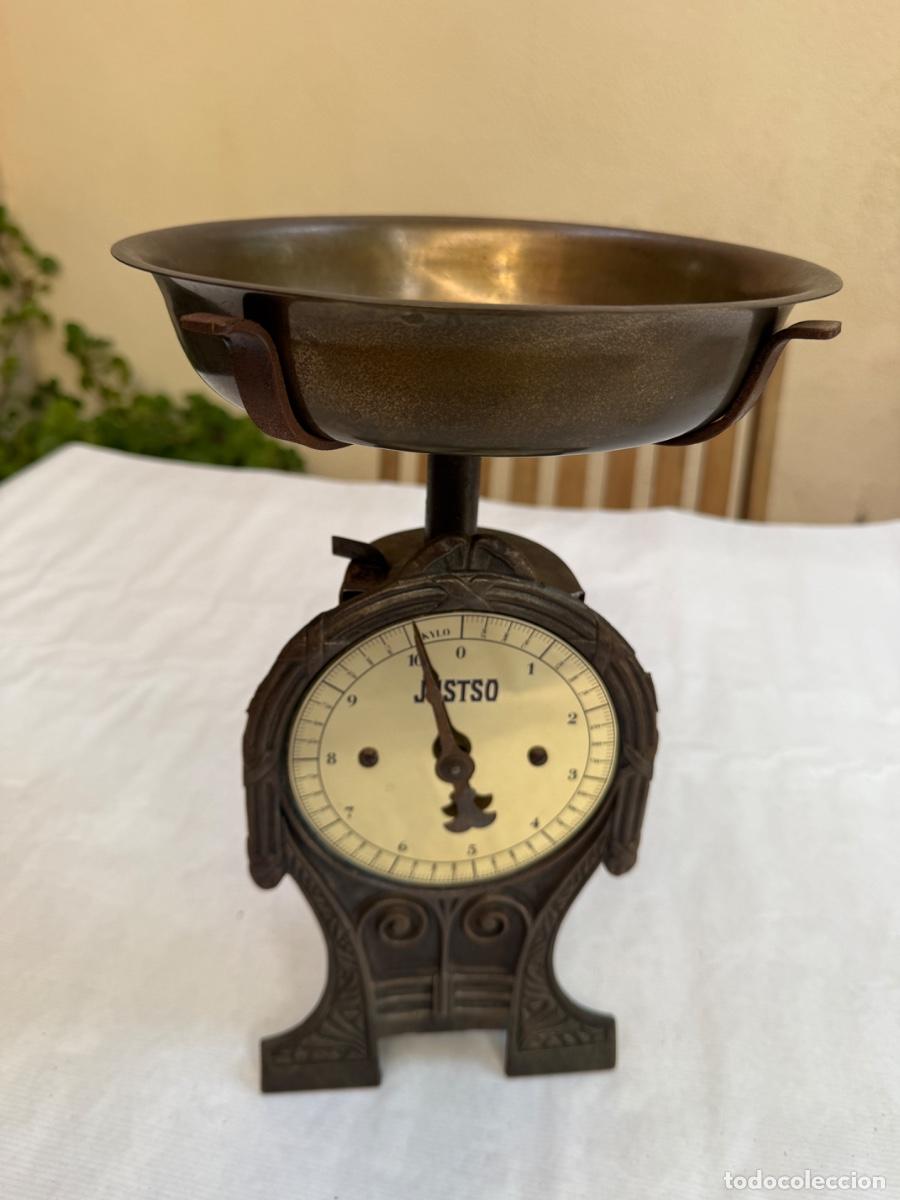 Antig&uuml;edades: Balanza antigua JUSTSO de hierro fundido &ndash; 10 kg