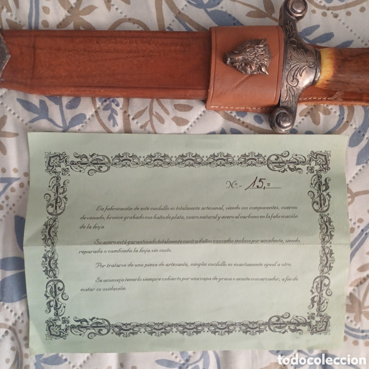 Antig&uuml;edades: Cuchillo Camilo Iriarte
