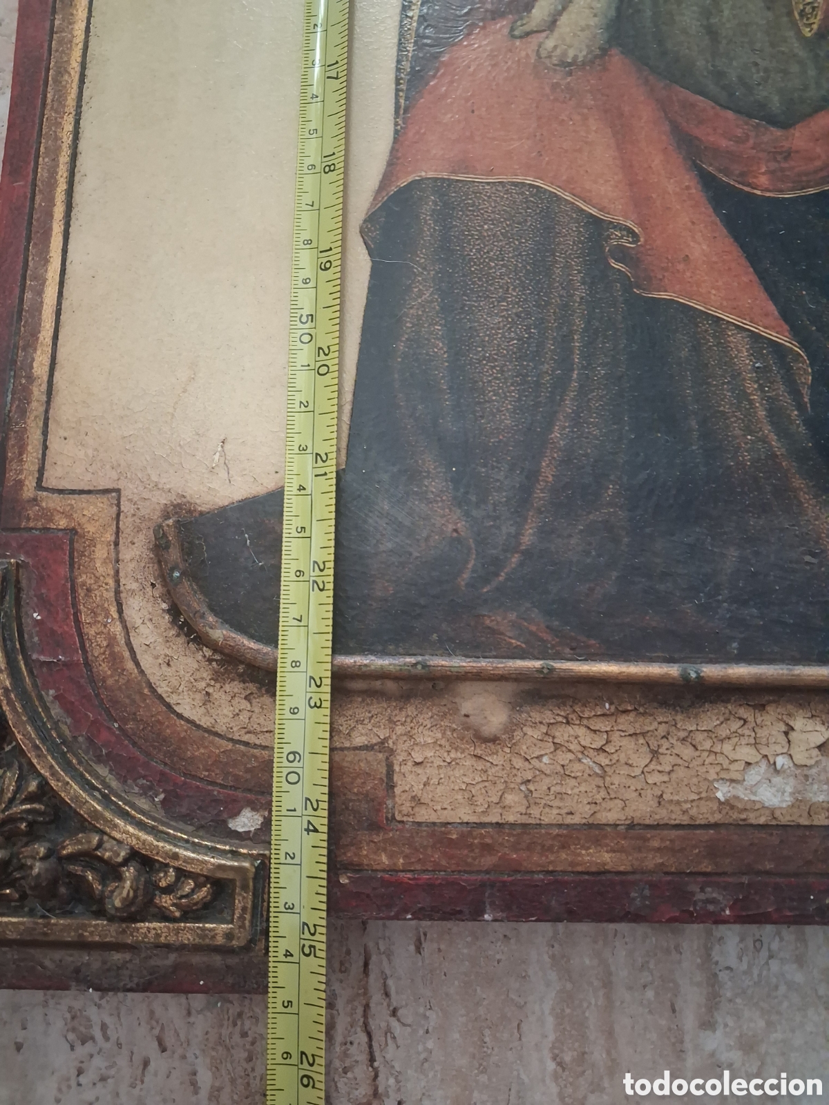 Antig&uuml;edades: Icono antiguo de madera - Foto 16