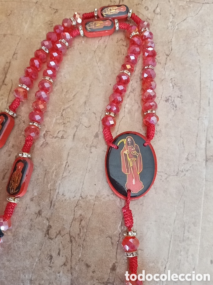 Antig&uuml;edades: BONITO ROSARIO DE LA SANTA MUERTE