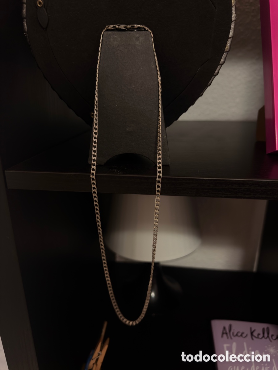 Antig&uuml;edades: Cadena gruesa antigua de plata
