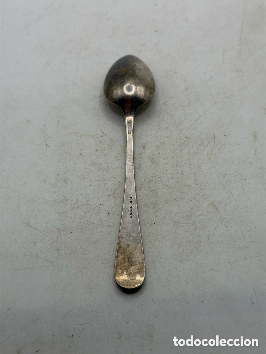 Antig&uuml;edades: Antigua Cuchara Plata Meneses - Foto 3