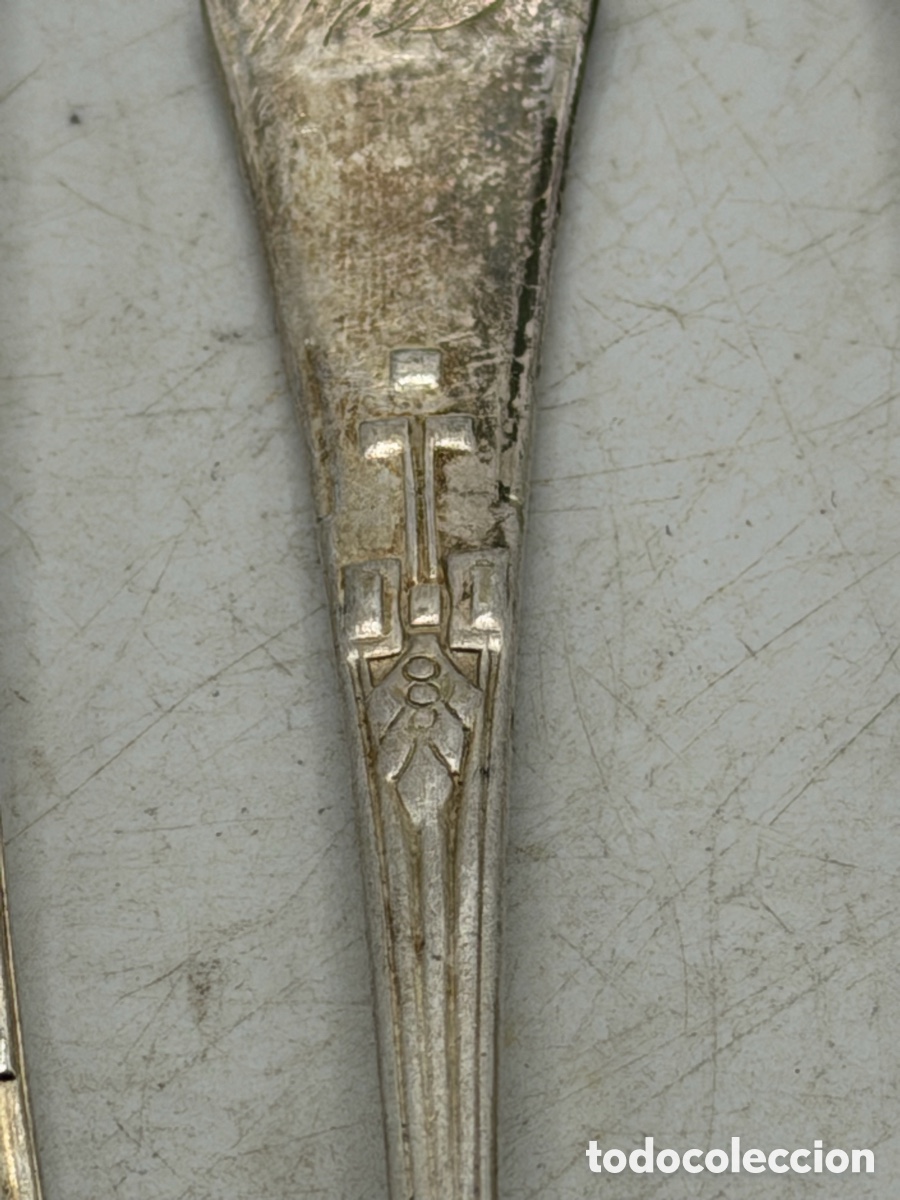 Antig&uuml;edades: Tres Cucharas de Plata Meneses - Foto 4