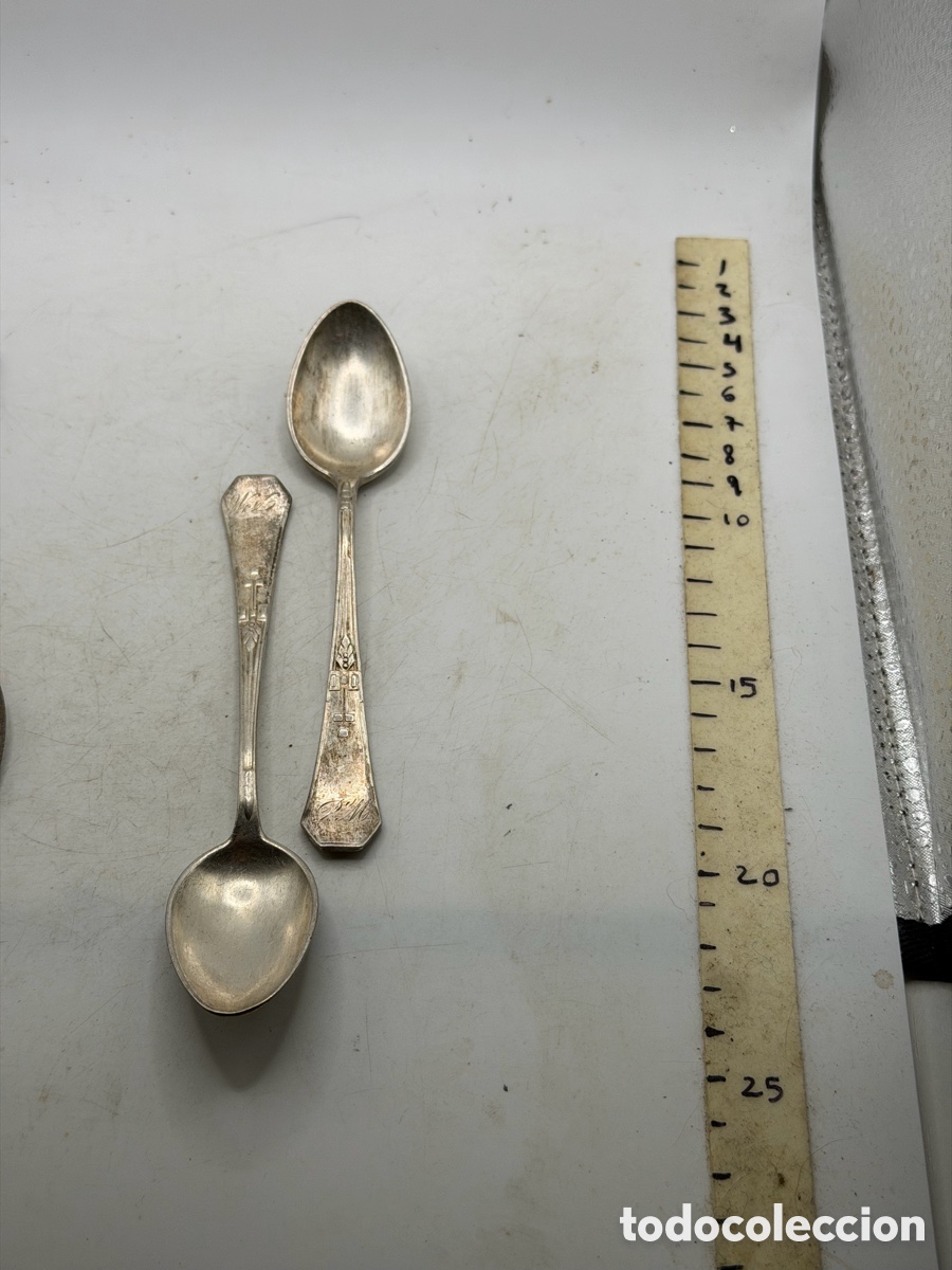 Antig&uuml;edades: Tres Cucharas de Plata Meneses - Foto 9