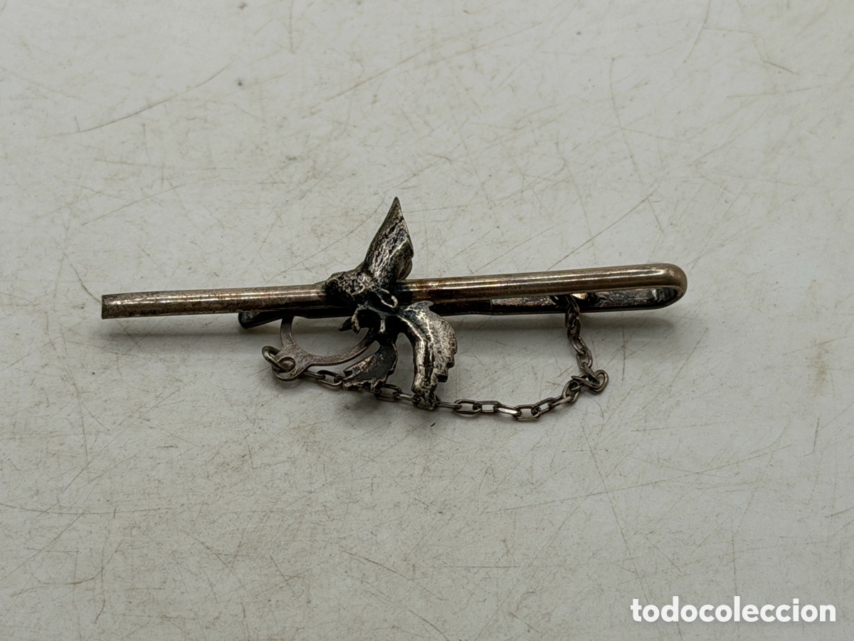 Antig&uuml;edades: Antiguo Alfiler de Plata de Ley - Foto 3