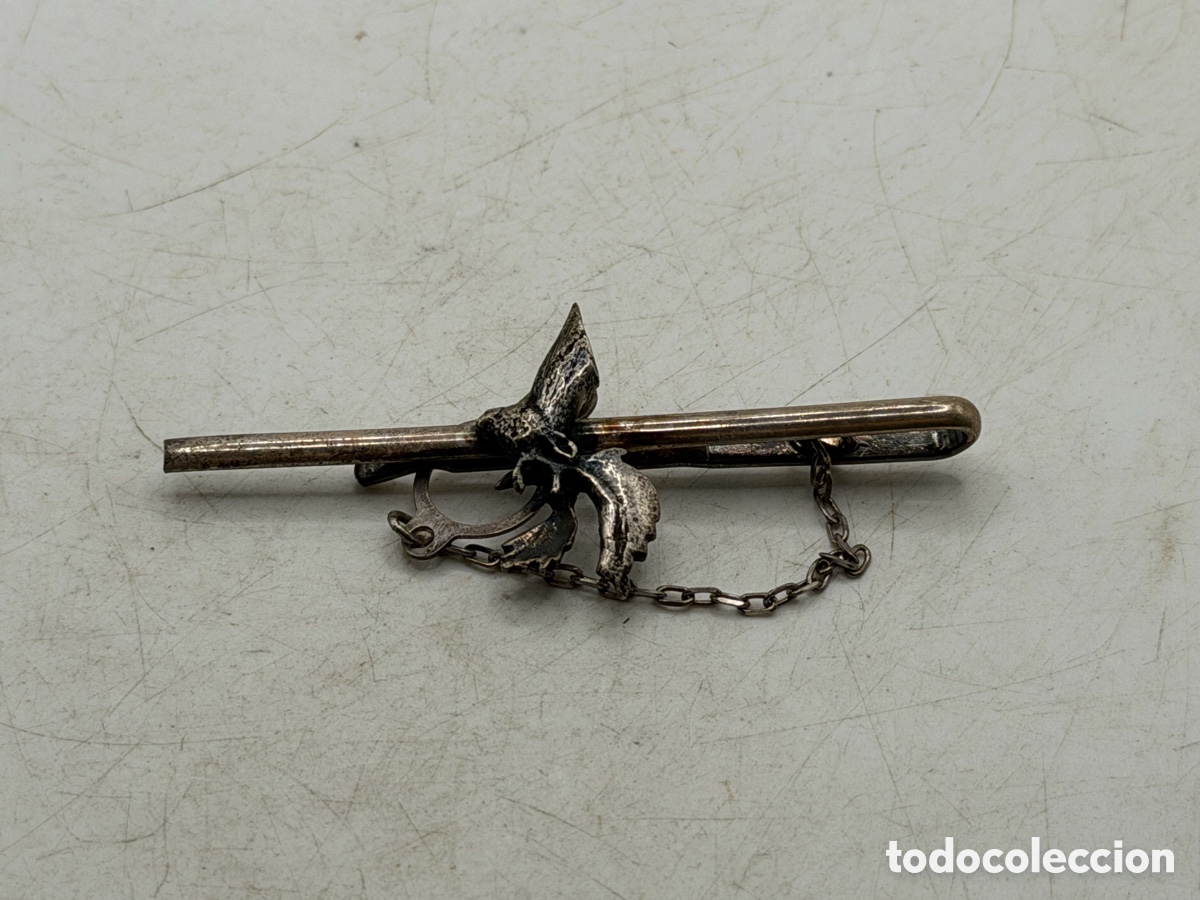 Antig&uuml;edades: Antiguo Alfiler de Plata de Ley
