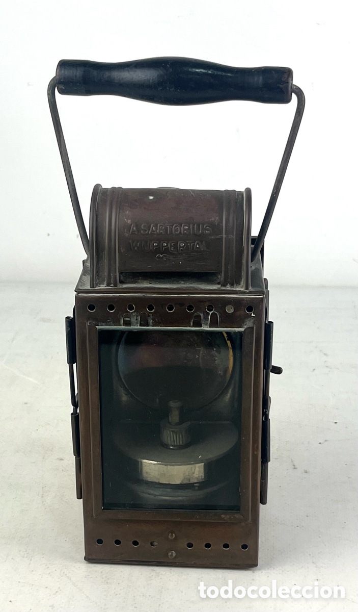 Antig&uuml;edades: ANTIGUO FAROL FERROVIARIO ALEM&Aacute;N A. SARTORIUS WUPPERTAL