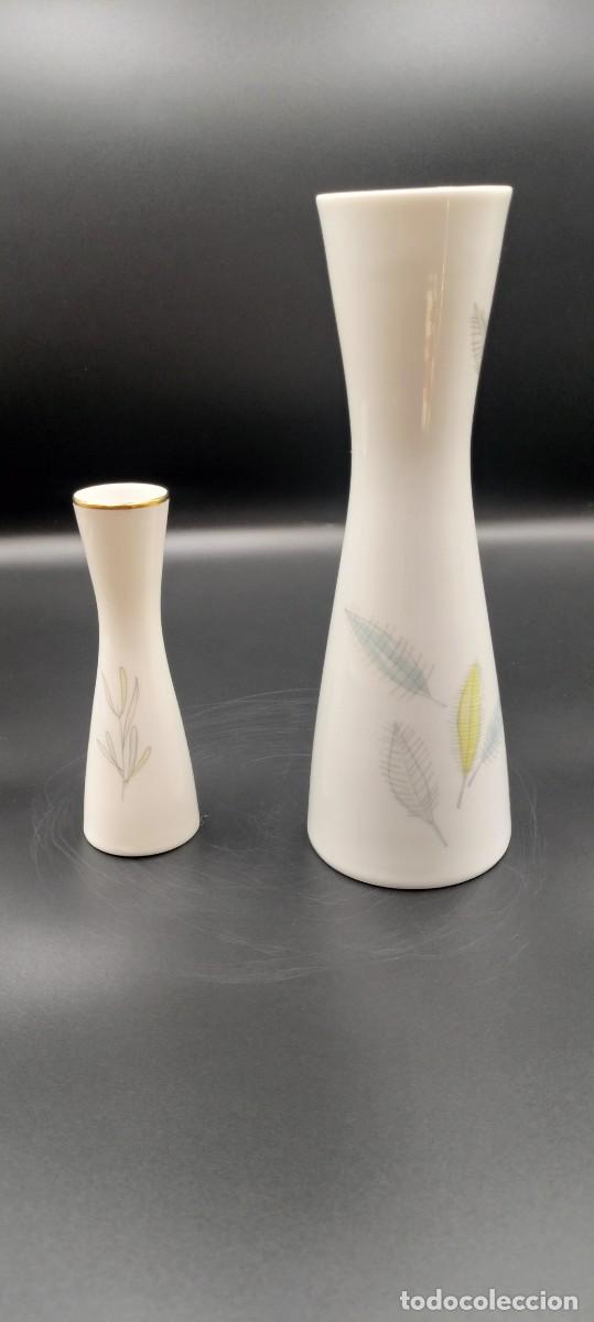 Antig&uuml;edades: Raymond Loewy dla Rosenthal &ndash; Para wazon&oacute;w Form 2000, Mid-Century Modern, Idealny stan