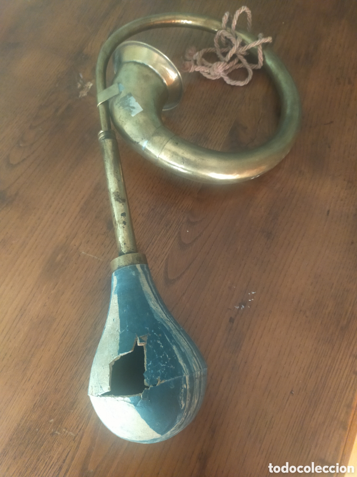 Antig&uuml;edades: Bocina o claxon antiguo - Foto 6