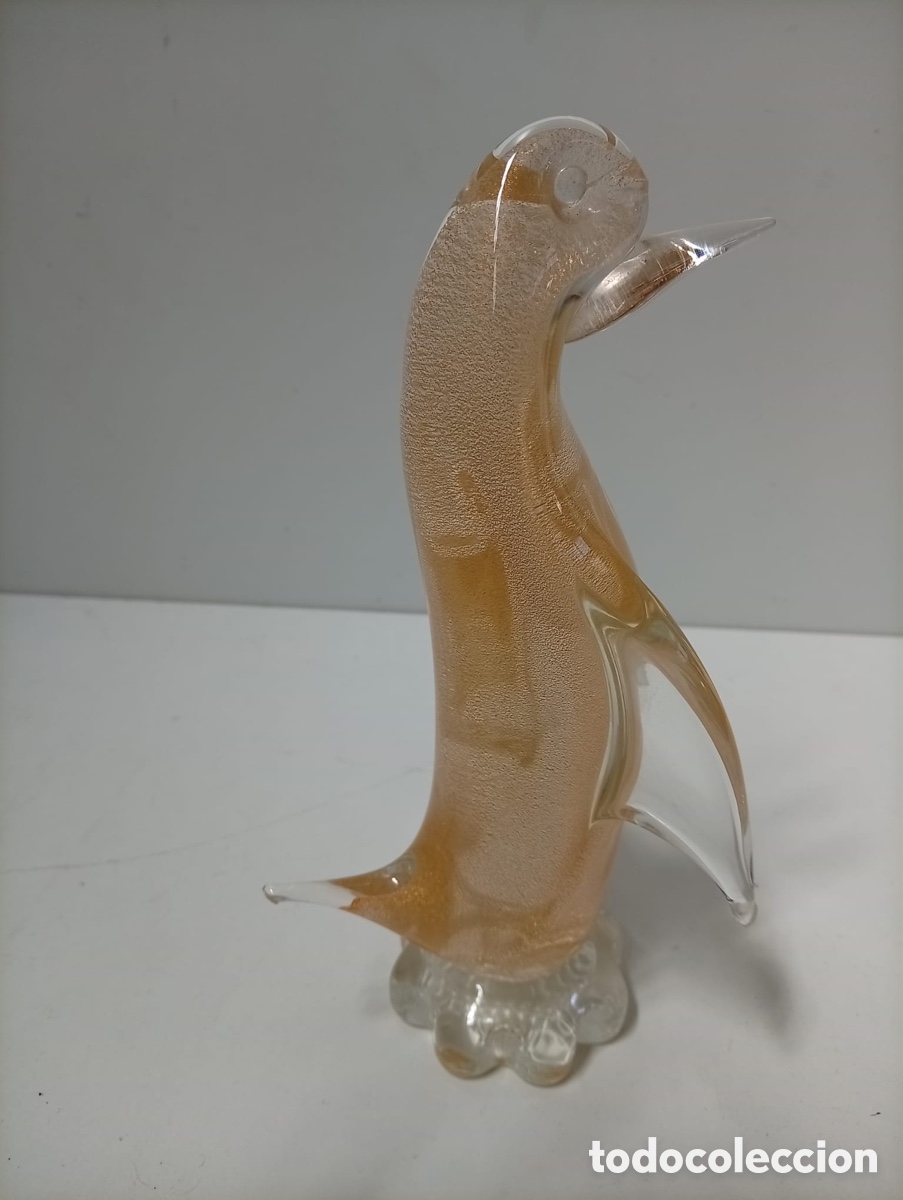 Antig&uuml;edades: .PING&Uuml;INO DE CRISTAL DE MURANO - Foto 3