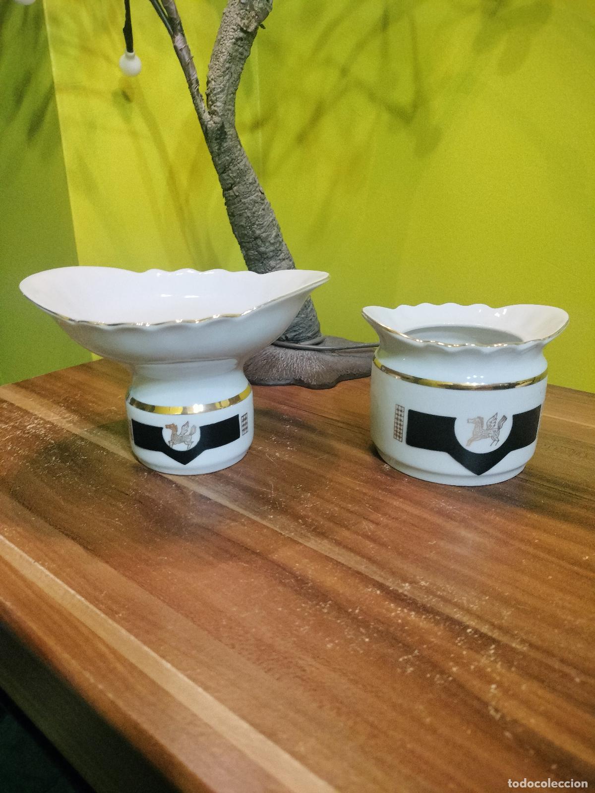 Antig&uuml;edades: Unikatowy Komplet ZŁOTY PEGAZ &ndash; Porcelana Sumy, lata 80. | Vintage Art D&eacute;co