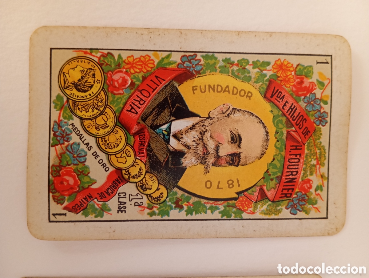Antig&uuml;edades: Baraja-NAIPE ESPA&Ntilde;OL HERACLIO FOURNIER