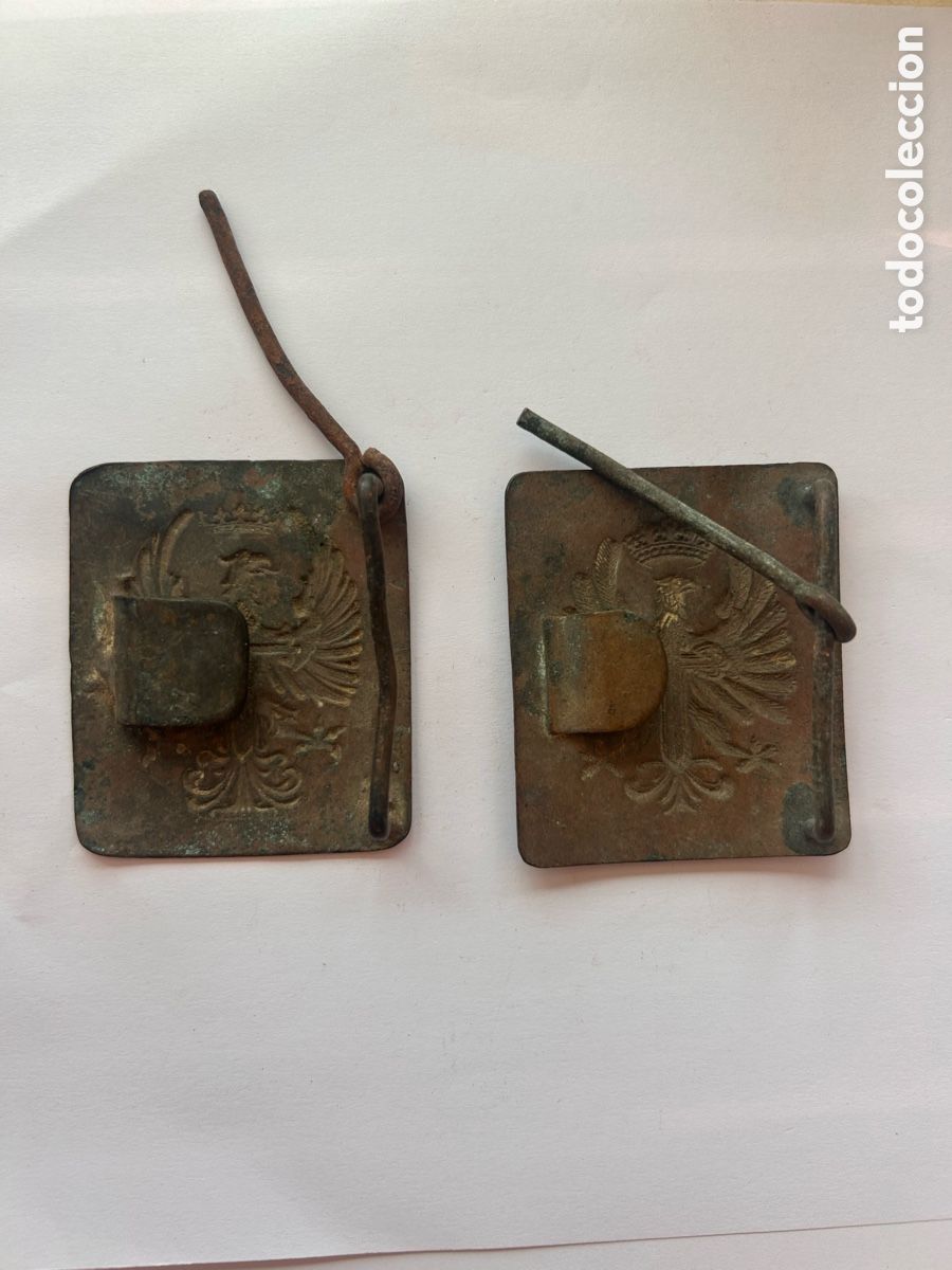 Antig&uuml;edades: Hebillas de cintur&oacute;n militares espa&ntilde;olas - Foto 2
