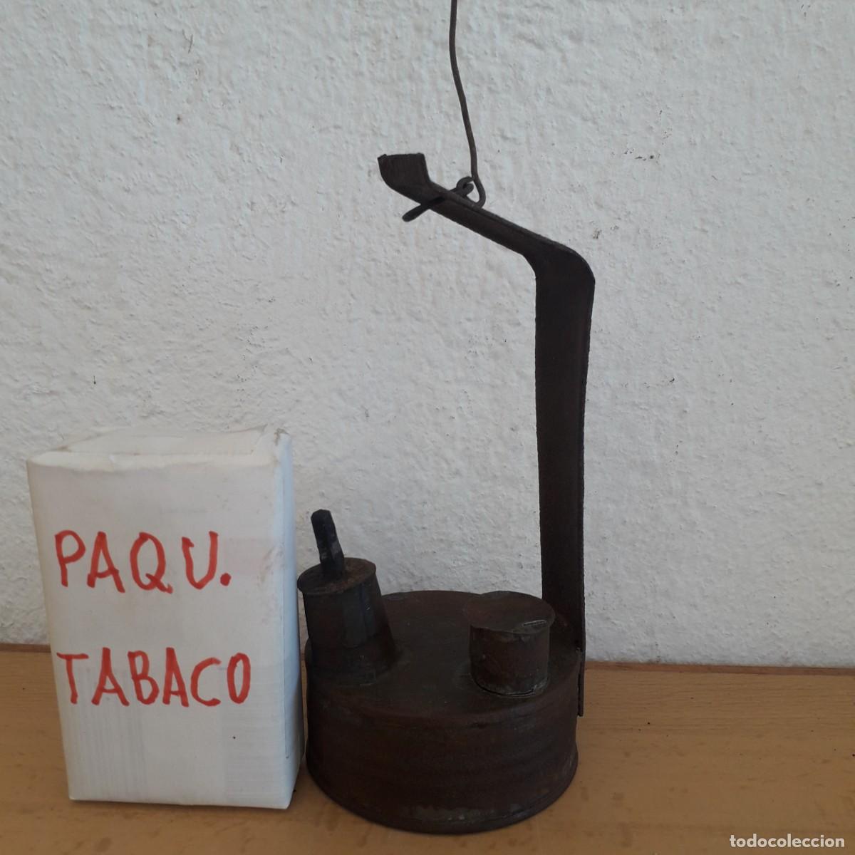 Antig&uuml;edades: CD3 CANDIL DE HOJALATA DE ACEITE - Foto 3