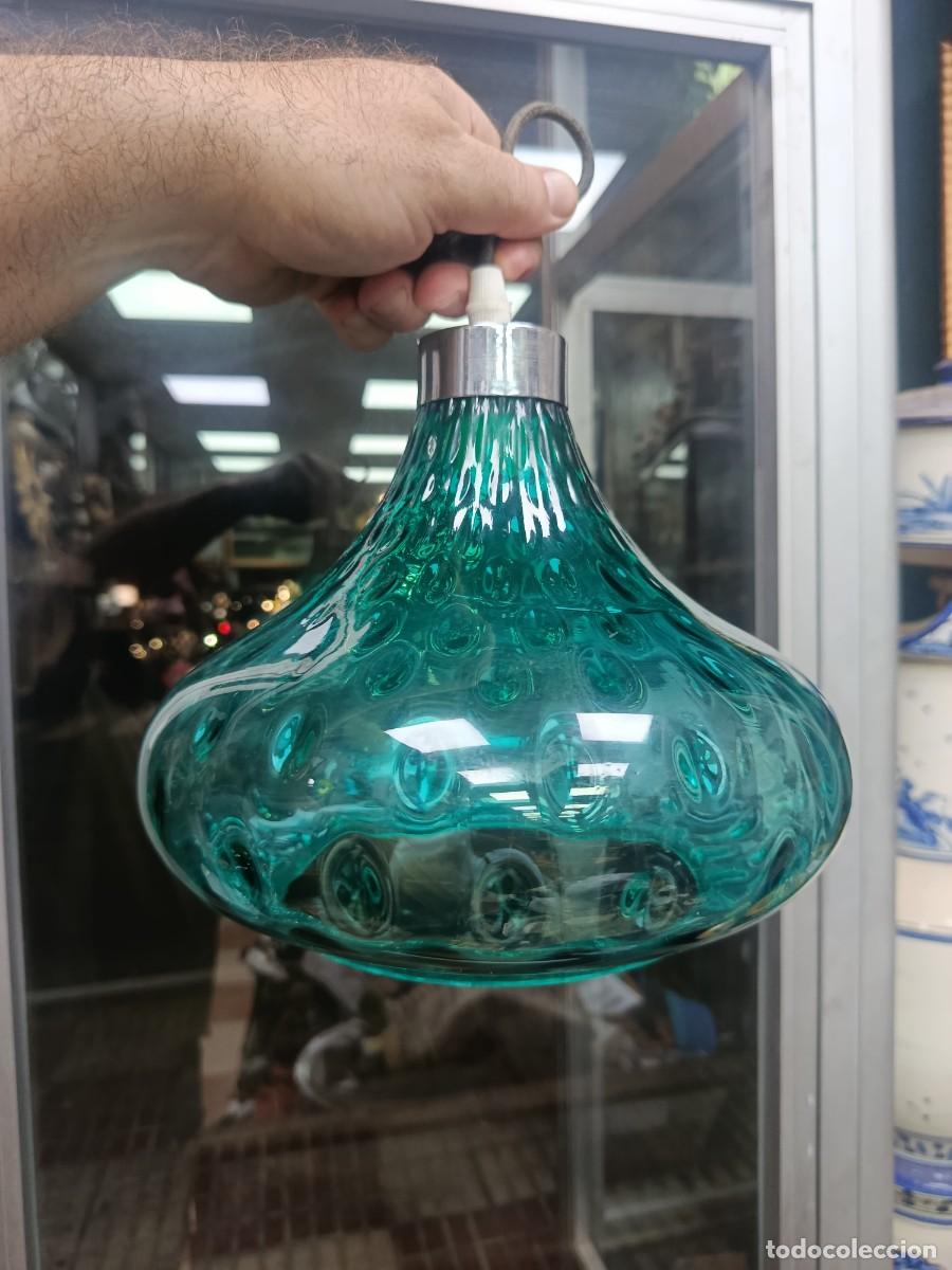 Antig&uuml;edades: L&aacute;mpara de techo de cristal de dise&ntilde;o, a&ntilde;os 60