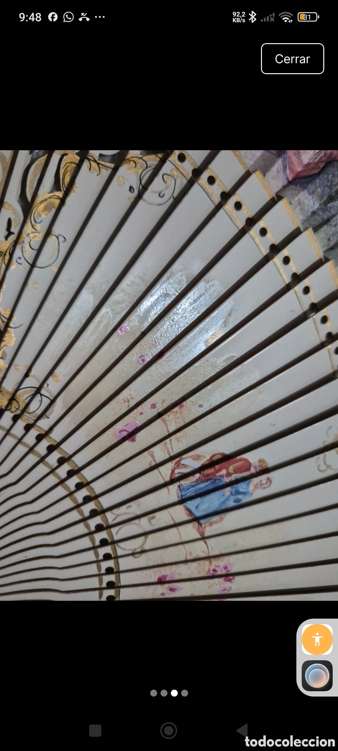 Antig&uuml;edades: Antiguo abanico de la casa de Diego - Foto 4