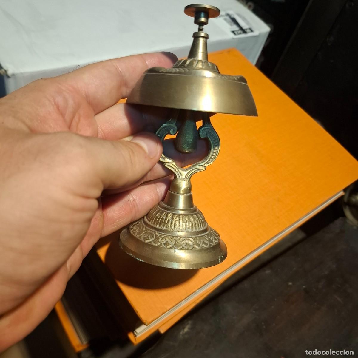 Antig&uuml;edades: Antiguo timbre de mesa de recepci&oacute;n de hotel - Foto 4