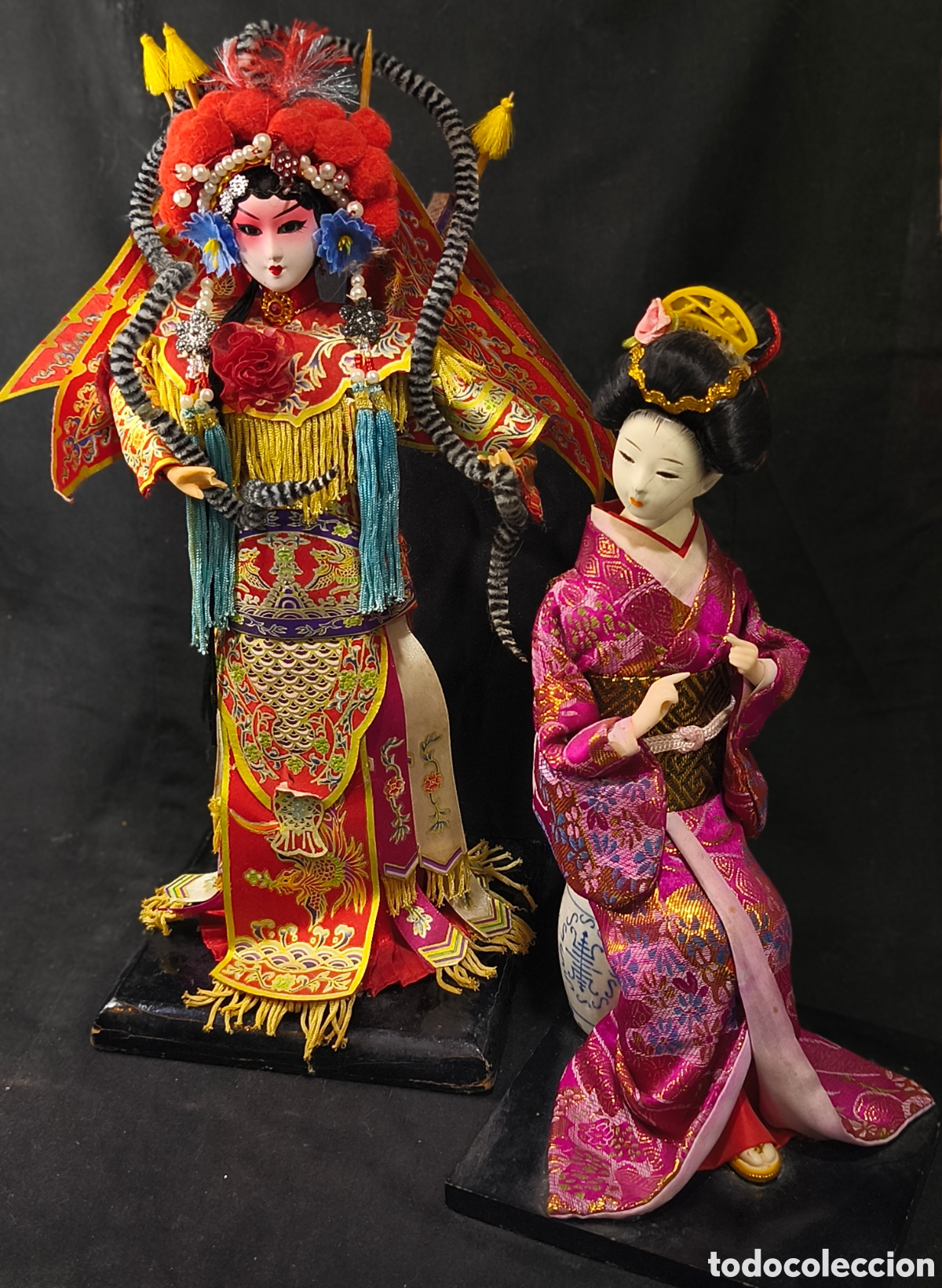 Antig&uuml;edades: Parej&aacute; de geishas antiguas - Foto 2