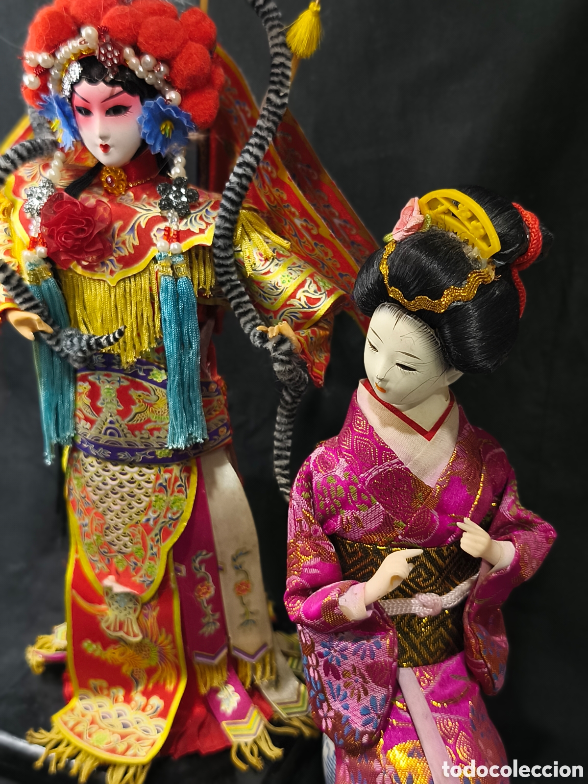 Antig&uuml;edades: Parej&aacute; de geishas antiguas