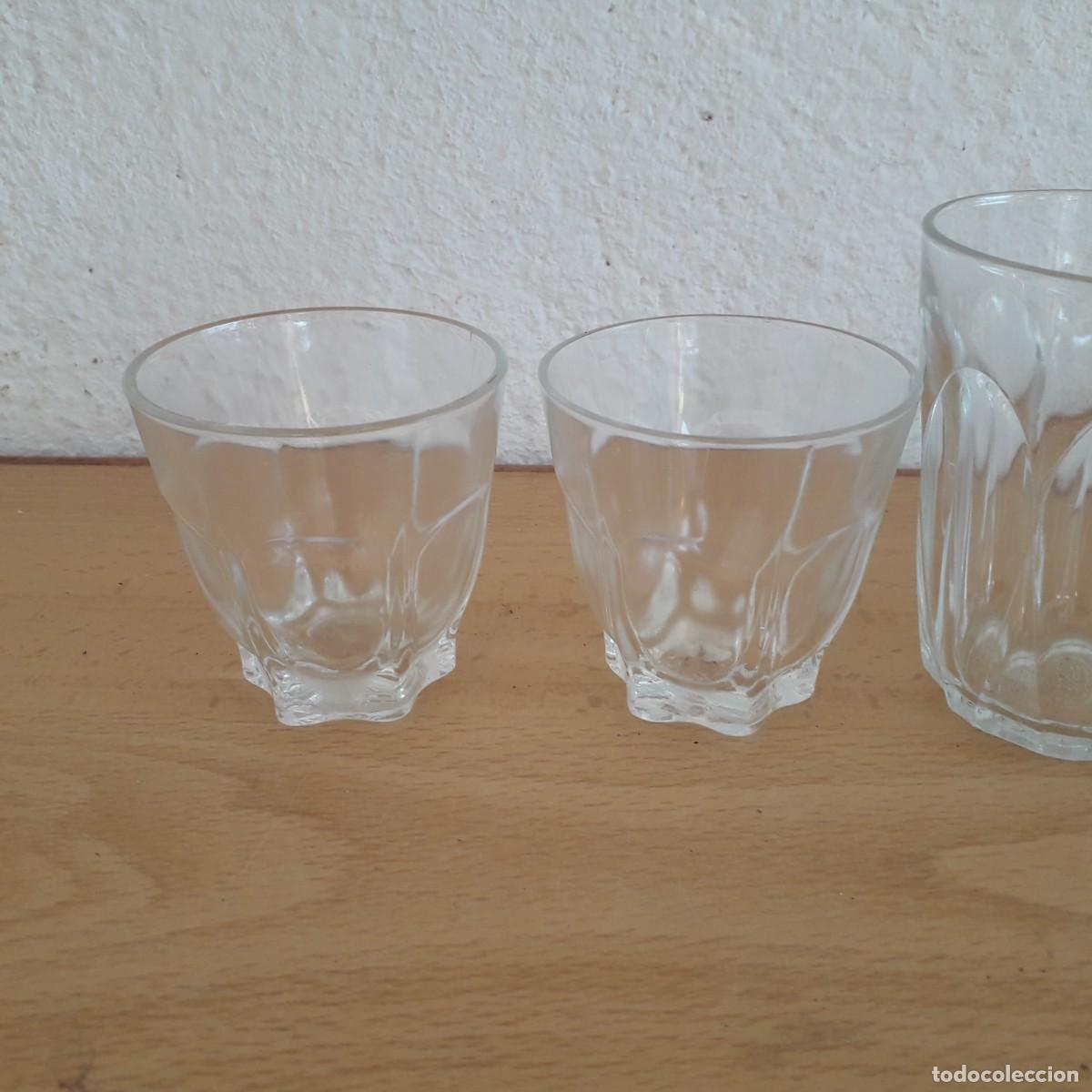 Antig&uuml;edades: 7 VASOS CRISTAL ANTIGUOS - Foto 3